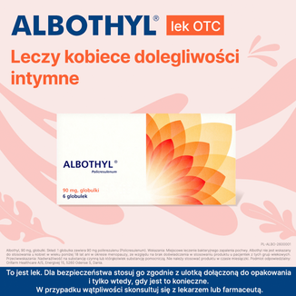 Albothyl 90 mg, 6 globulek dopochwowych - 4 - zdjęcie produktu