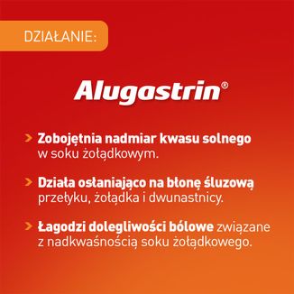 Alugastrin 340 mg, smak miętowy, 40 tabletek do rozgryzania i żucia - 4 - zdjęcie produktu