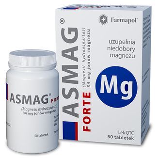 Asmag Forte 34 mg, 50 tabletek - zdjęcie produktu