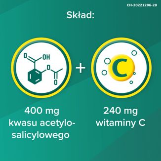 Aspirin C 400 mg + 240 mg, 10 tabletek musujących - 4 - zdjęcie produktu