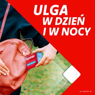 Rennie Antacidum 680 mg + 80 mg, smak miętowy, 24 tabletki do ssania - 5 - zdjęcie produktu