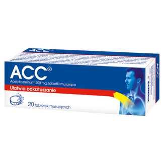 ACC 200 mg, 20 tabletek musujących - 2 - zdjęcie produktu