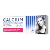 Calcium Pantothenicum Jelfa 100 mg, 50 tabletek - miniaturka zdjęcia produktu