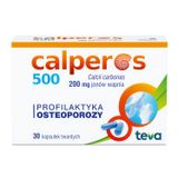 Calperos 500 200 mg, 30 kapsułek twardych - miniaturka zdjęcia produktu