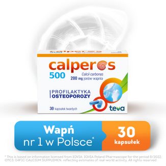 Calperos 500 200 mg, 30 kapsułek twardych - 2 - zdjęcie produktu