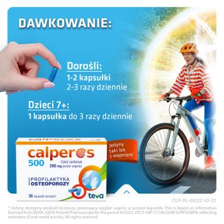 Calperos 500 200 mg, 30 kapsułek twardych - 6 - zdjęcie produktu