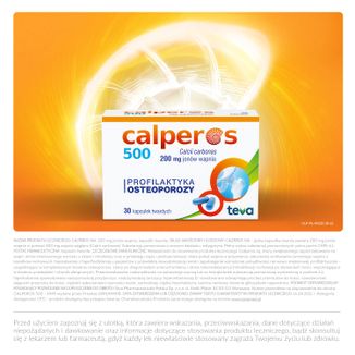 Calperos 500 200 mg, 30 kapsułek twardych - 7 - zdjęcie produktu