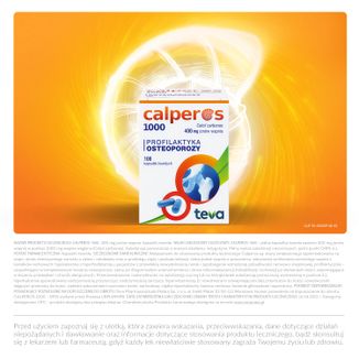 Calperos 1000 400 mg, 100 kapsułek twardych USZKODZONE OPAKOWANIE - 8 - zdjęcie produktu