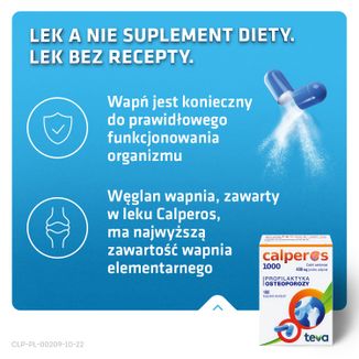 Calperos 1000 400 mg, 100 kapsułek twardych - 6 - zdjęcie produktu
