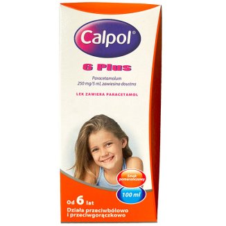 Calpol 6 Plus 250 mg/5 ml, zawiesina doustna dla dzieci od 6 lat i dorosłych, 100 ml - 4 - zdjęcie produktu