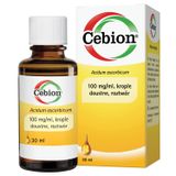 Cebion 100 mg/ ml, krople doustne dla dzieci od 28 dnia życia, 30 ml USZKODZONE OPAKOWANIE - miniaturka zdjęcia produktu