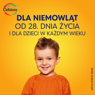 Cebion 100 mg/ ml, krople doustne dla dzieci od 28 dnia życia, 30 ml USZKODZONE OPAKOWANIE - 6 - zdjęcie produktu