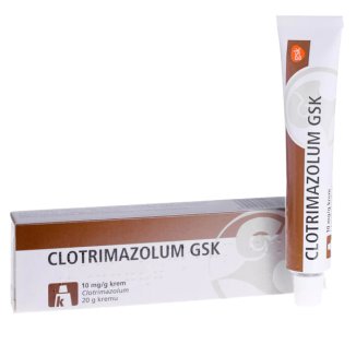Clotrimazolum GSK 10 mg/ g, krem, 20 g USZKODZONE OPAKOWANIE - zdjęcie produktu