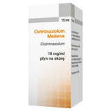 Clotrimazolum Medana, 10 mg/ ml, płyn na skórę, 15 ml - miniaturka zdjęcia produktu