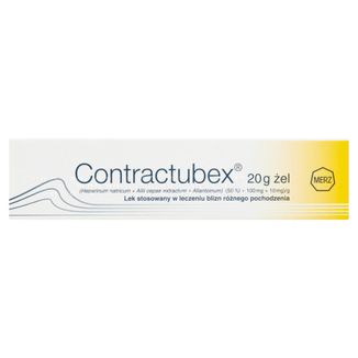 Contractubex (50 IU + 100 mg + 10 mg)/g, żel na blizny, 20 g - zdjęcie produktu