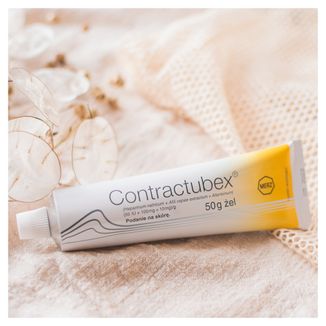 Contractubex (50 IU + 100 mg + 10 mg)/g, żel na blizny, 20 g - 5 Contractubex (50 IU + 100 mg + 10 mg)/g, żel na blizny, 20 g - 5 - zdjęcie produktu