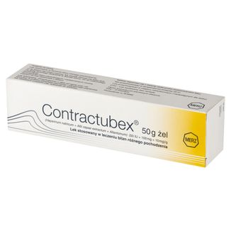 Contractubex (50 IU + 100 mg + 10 mg)/g, żel na blizny, 50 g - 3 Contractubex (50 IU + 100 mg + 10 mg)/g, żel na blizny, 50 g - 3 - zdjęcie produktu
