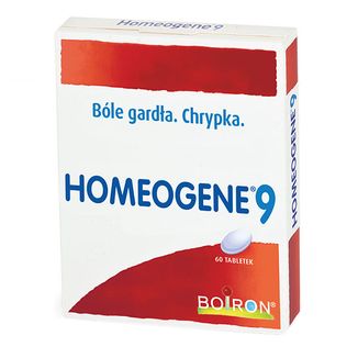 Boiron Homeogene 9, 60 tabletek USZKODZONE OPAKOWANIE Boiron Homeogene 9, 60 tabletek USZKODZONE OPAKOWANIE - zdjęcie produktu