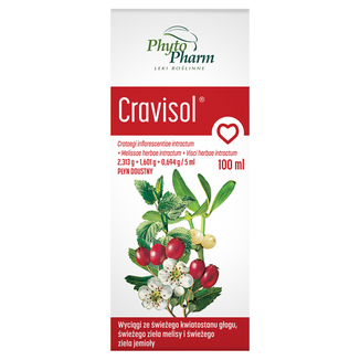Cravisol (2,313 g + 1,601 g + 0,694 g )/5 ml, płyn doustny, 100 ml - 2 - zdjęcie produktu