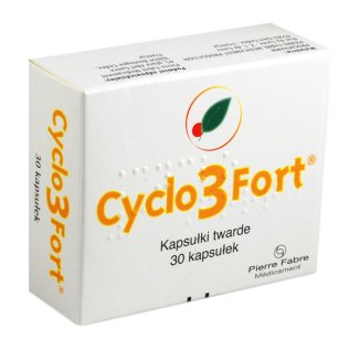 Cyclo 3 Fort 150 mg + 150 mg + 100 mg, 30 kapsułek - zdjęcie produktu