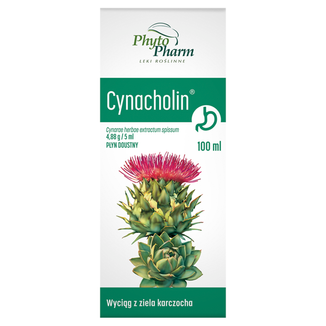 Cynacholin 4,88 g/5 ml, płyn doustny, 100 ml - 2 - zdjęcie produktu