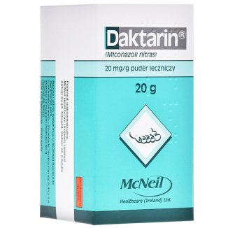 Daktarin 20 mg/ g, puder leczniczy do rozpylania na skórę, 20 g - 3 - zdjęcie produktu