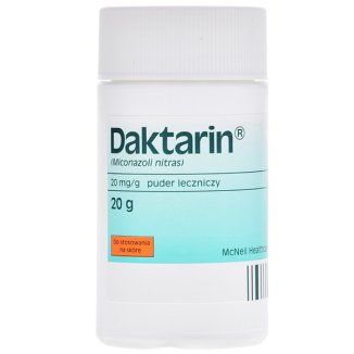 Daktarin 20 mg/ g, puder leczniczy do rozpylania na skórę, 20 g - 4 - zdjęcie produktu