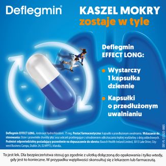 Deflegmin Effect Long 75 mg, 10 kapsułek o przedłużonym uwalnianiu - 5 - zdjęcie produktu