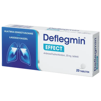 Deflegmin 30 mg, 20 tabletek Deflegmin 30 mg, 20 tabletek - zdjęcie produktu