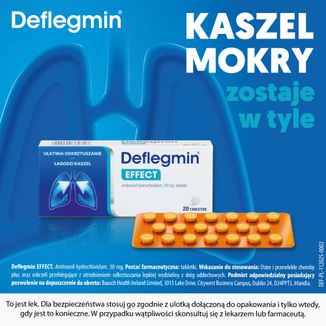 Deflegmin 30 mg, 20 tabletek - 2 - zdjęcie produktu