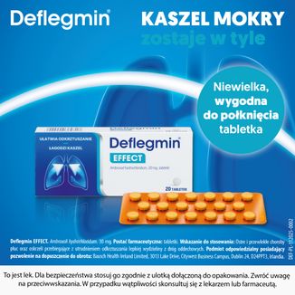 Deflegmin 30 mg, 20 tabletek - 4 - zdjęcie produktu