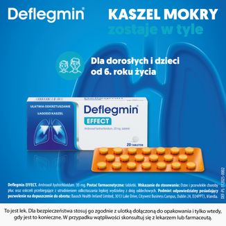 Deflegmin 30 mg, 20 tabletek - 5 - zdjęcie produktu