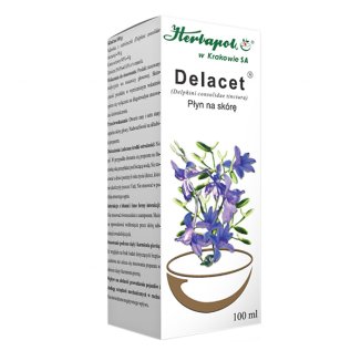 Delacet (96 g + 4 g)/100 g, płyn na skórę, 100 ml USZKODZONE OPAKOWANIE Delacet (96 g + 4 g)/100 g, płyn na skórę, 100 ml USZKODZONE OPAKOWANIE - zdjęcie produktu