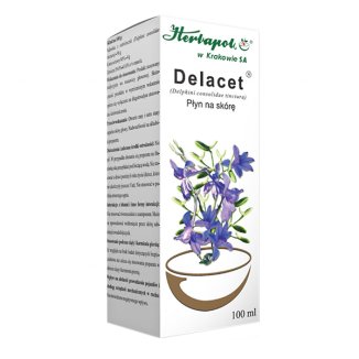 Delacet (96 g + 4 g)/100 g, płyn na skórę, 100 ml - zdjęcie produktu