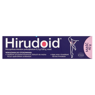 Hirudoid 0,3 g/ 100 g, maść, 40 g - zdjęcie produktu