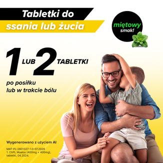 Maalox 400 mg + 400 mg, 20 tabletek - 6 - zdjęcie produktu