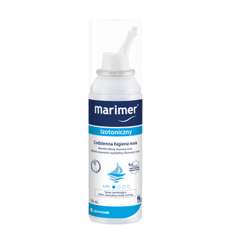 Marimer, woda morska, spray izotoniczny, 100 ml - 3 - zdjęcie produktu