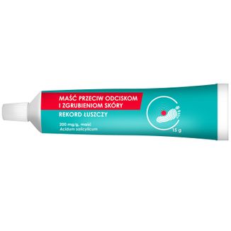 Maść przeciw odciskom i zgrubieniom skóry Rekord Łuszczy 200 mg/g, 15 g - 3 - zdjęcie produktu