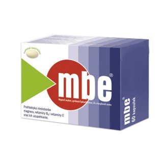MBE 250 mg + 7,29 mg + 200 mg, 60 kapsułek USZKODZONE OPAKOWANIE - zdjęcie produktu