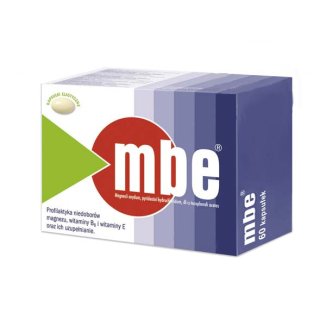 MBE 250 mg + 7,29 mg + 200 mg, 60 kapsułek - zdjęcie produktu