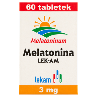 Melatonina LEK-AM 3 mg, 60 tabletek USZKODZONE OPAKOWANIE - 3 - zdjęcie produktu