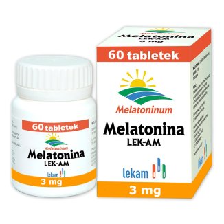 Melatonina LEK-AM 3 mg, 60 tabletek - 2 - zdjęcie produktu