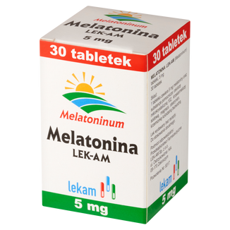 Melatonina LEK-AM 5 mg, 30 tabletek USZKODZONE OPAKOWANIE - zdjęcie produktu