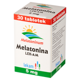 Melatonina LEK-AM 5 mg, 30 tabletek - miniaturka zdjęcia produktu