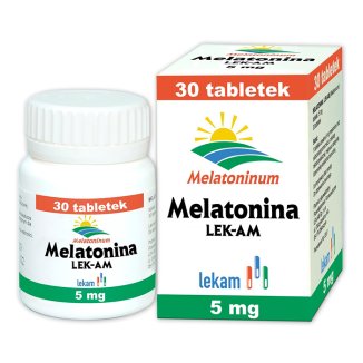 Melatonina LEK-AM 5 mg, 30 tabletek - 2 - zdjęcie produktu