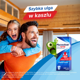 Mucosolvan 30 mg/5 ml, syrop, 100 ml - 2 - zdjęcie produktu