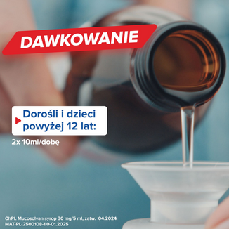 Mucosolvan 30 mg/5 ml, syrop, 100 ml - 6 - zdjęcie produktu