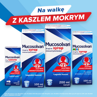 Mucosolvan 30 mg/5 ml, syrop, 100 ml - 7 - zdjęcie produktu