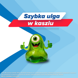 Mucosolvan 30 mg, 20 tabletek - 2 - zdjęcie produktu