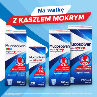 Mucosolvan 30 mg, 20 tabletek - 7 - zdjęcie produktu